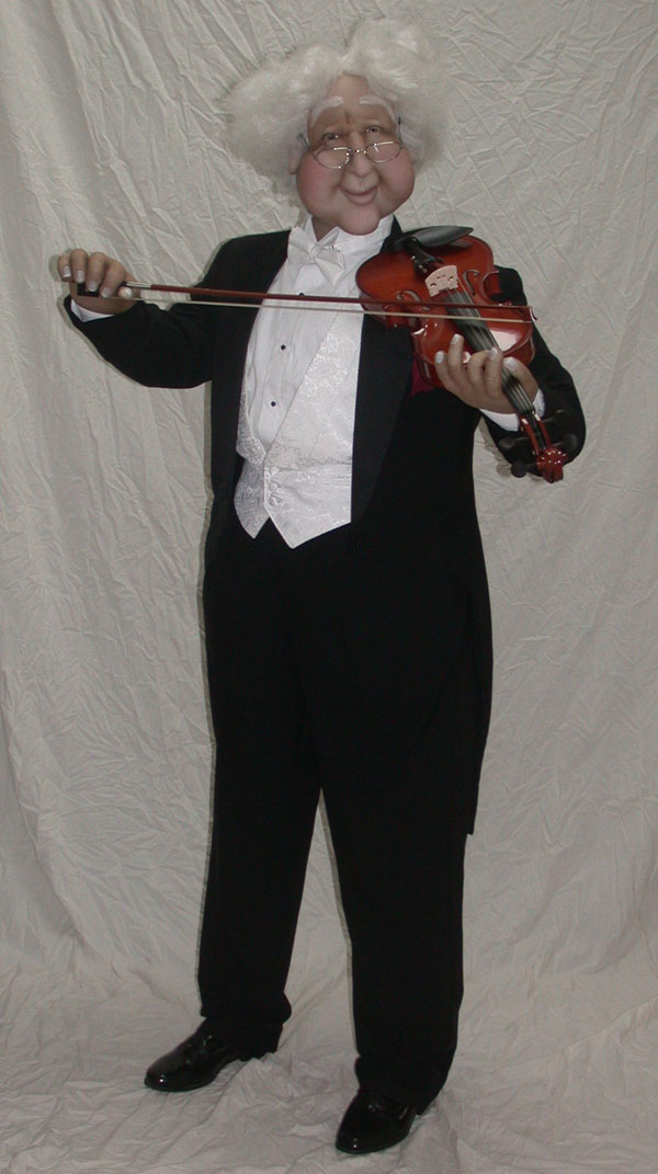 soft sculpture violinist impostors